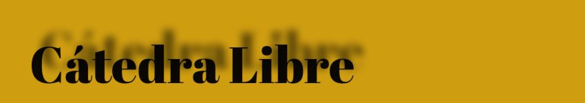 CÁTEDRA LIBRE